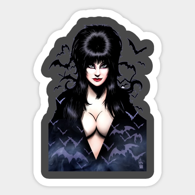 Elvira Sticker by KenHaeser